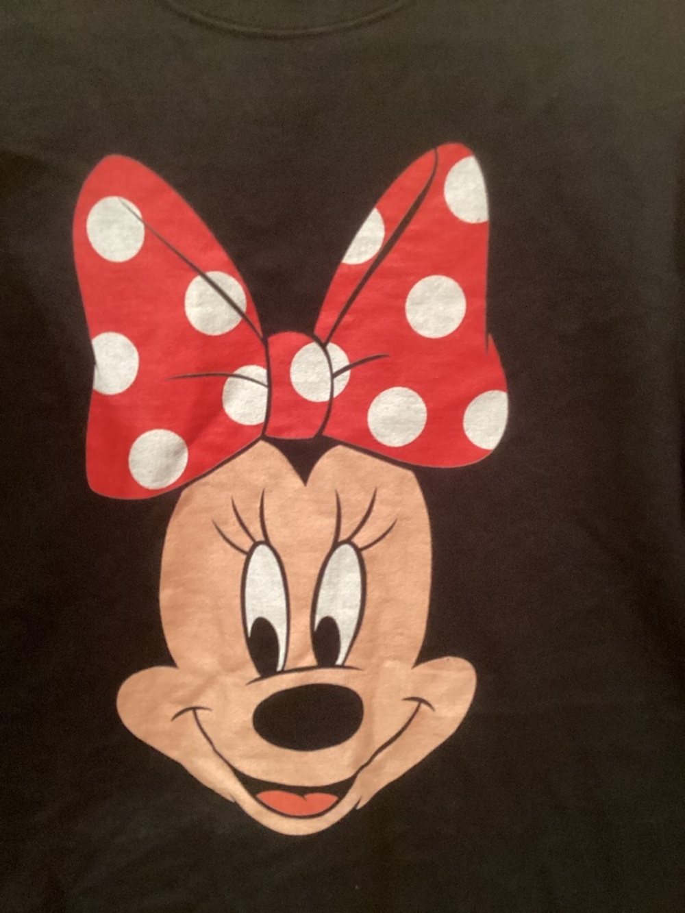 Minnie Face graphic sweatshirt (S)